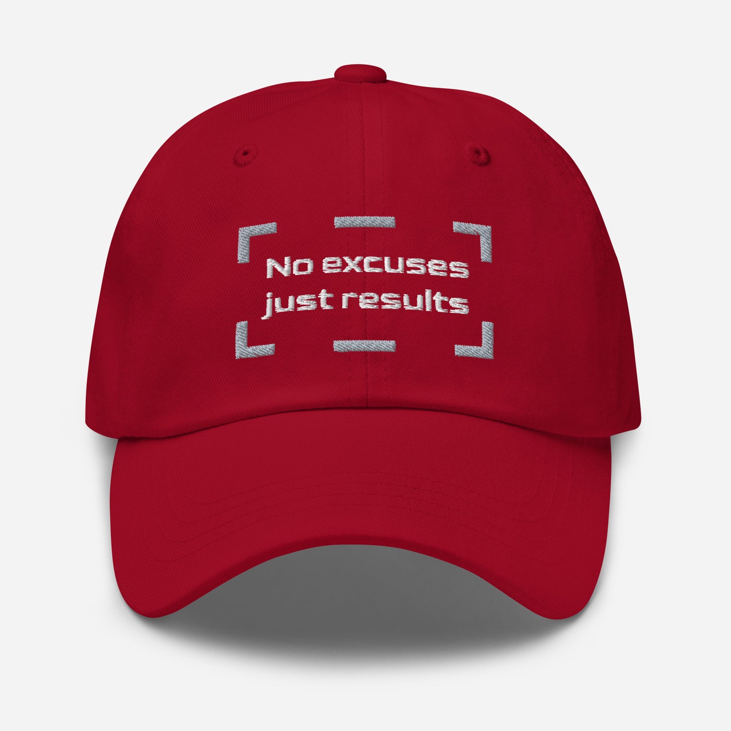 No Excuses Just Results - Basecap