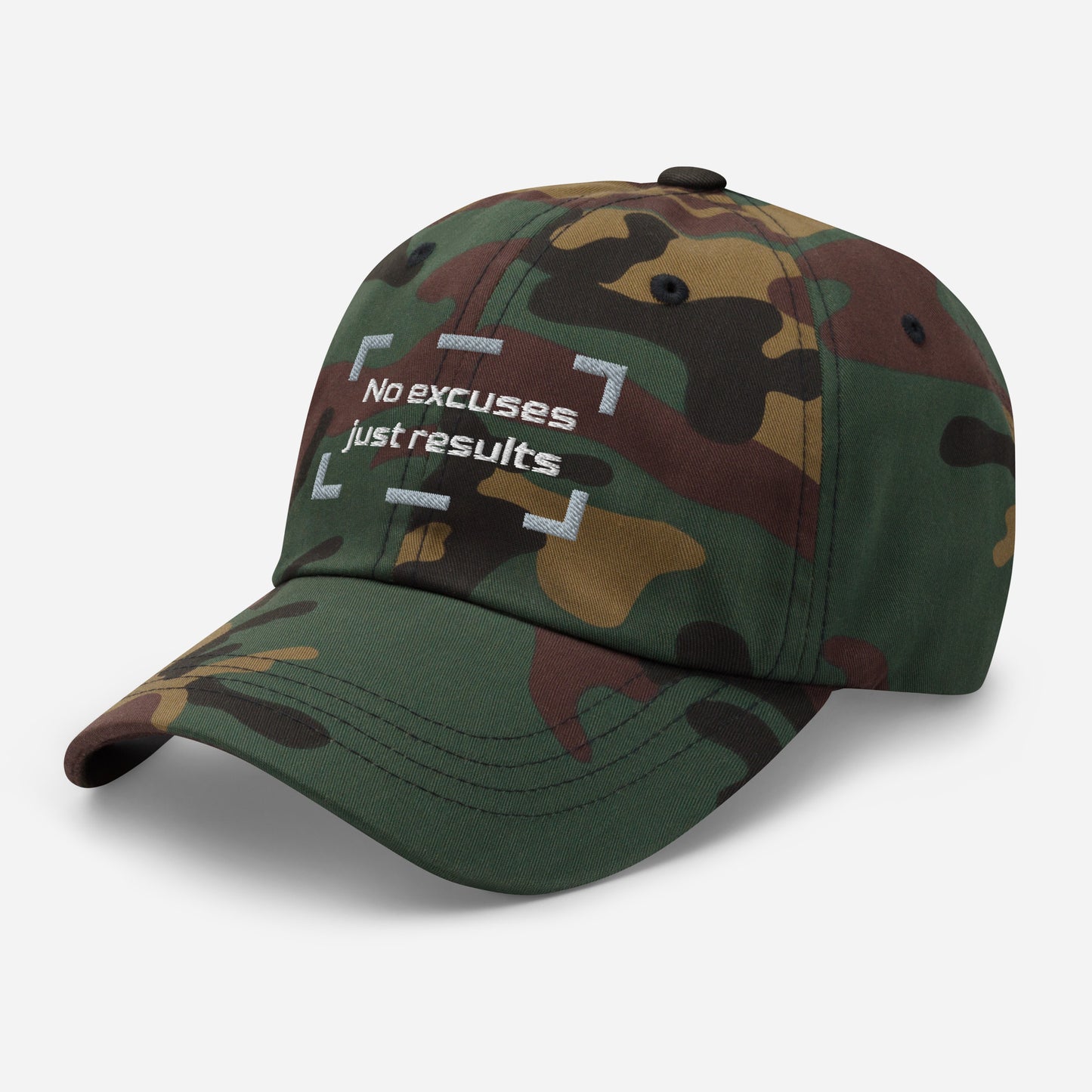No Excuses Just Results - Basecap
